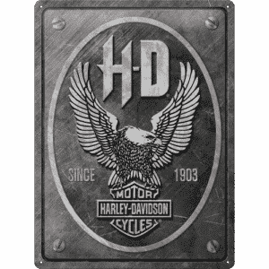 Harley-Davidson Metal Eagle 30x40cm