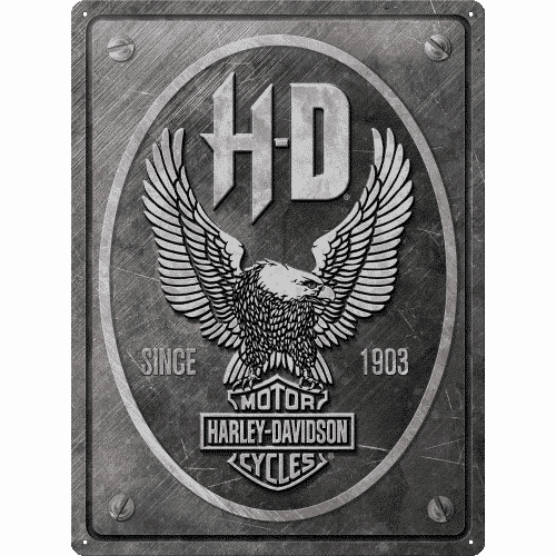 Harley-Davidson Metal Eagle 30x40cm