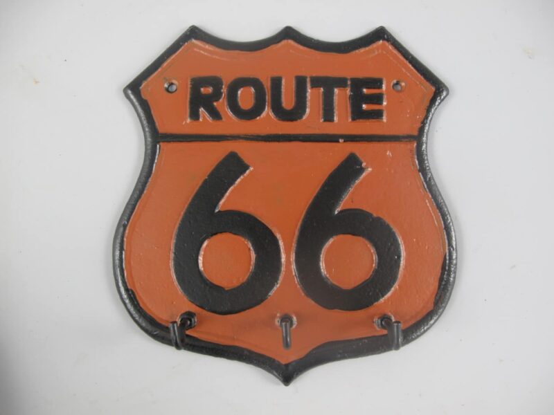 Schlüsselbrett Route 66, Gusseisen 2