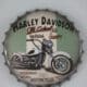Genial, Kronkorken Wandschild Harley-Davidson Ø 35cm