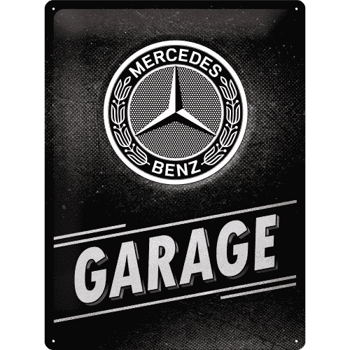 Mercedes Benz-Garage-30x40cm 2