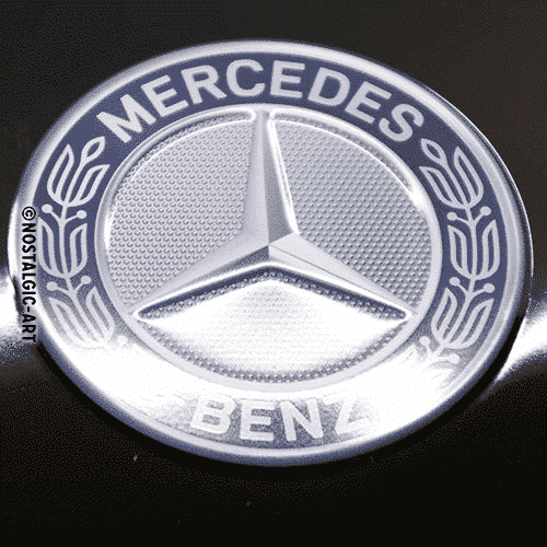 Mercedes - Logo Evolution 50x25cm 5