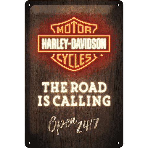 lizenziertes Harley - Davidson Blechschild