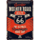 Retro Blechsschild Mother Road Route 66, The Way of Life 20 x 30cm