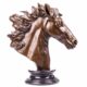Faszinierend, Bronze Büste Pferdekopf H.ca. 60 cm