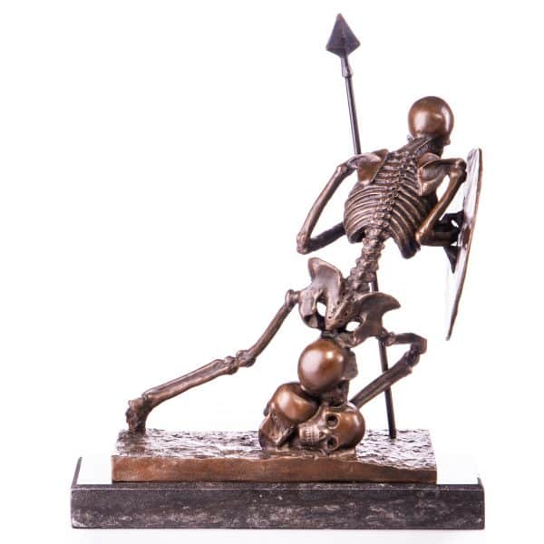 Fantasie trifft auf Moderne Kunst Bronze "Der Krieger"