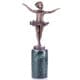 Bronze Mädchen Ballerina Art Deco