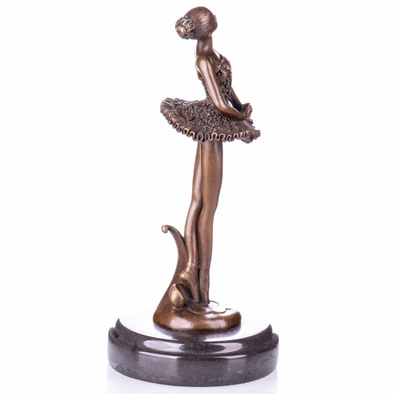 Bronze Skulptur junge Ballerina tanzend