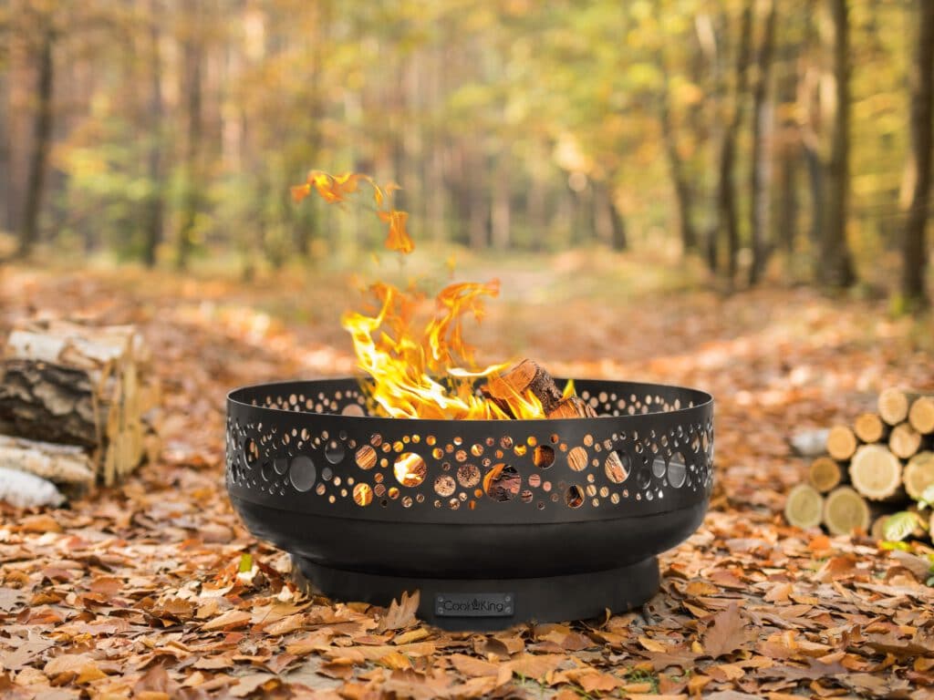 CookKing 222302 Grillplatte Für Feuerschale Ø82 Cm – Aus 3 Mm Stahl, Handarbeit, 10 Kg