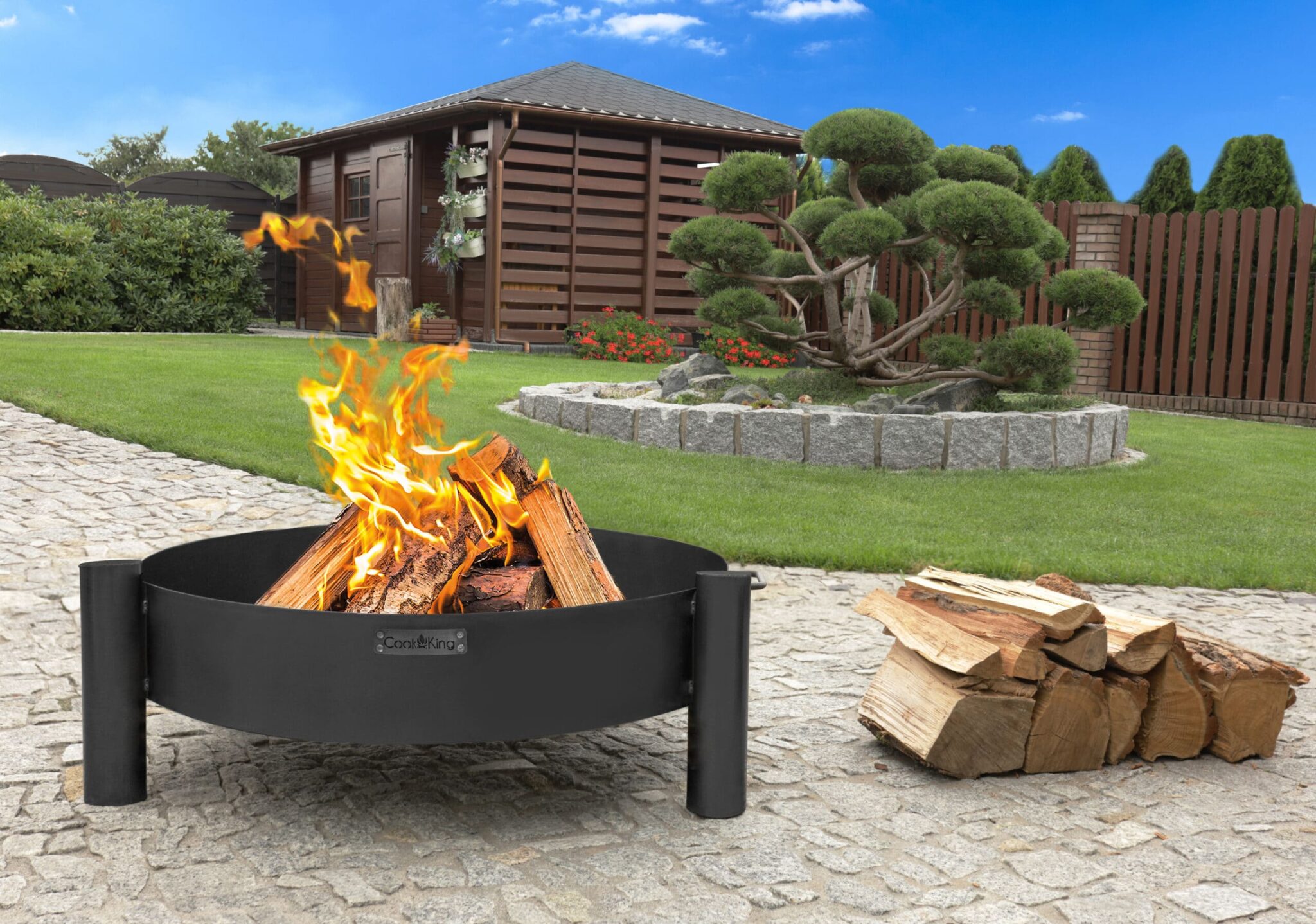 unglaublich Feuerschale Haiti 3 verschiedene Größen, CookKing 1 Diese hochwertige Feuerschale Haiti wurde in Europa hergestellt. Charakteristische Eigenschaften des Produkts sind eine große Schüssel aus dickem Stahl und sorgfältige Verarbeitung.