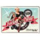 Werbeschild, Blechschild, Blechpostkarte "Lucky Star" 14 x 10 cm