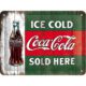 Coke, , Coca-Cola - Ice Cold Sold Here 15 x 20 cm