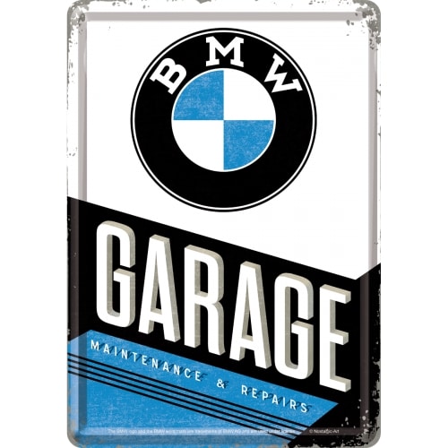 original Nostalgic Art Blechschild BMW Garage 10 x 14 cm