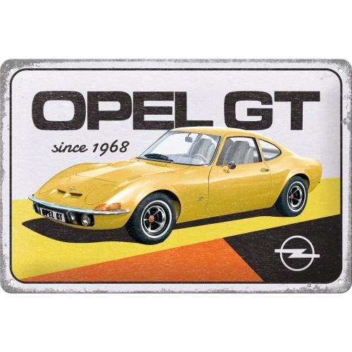 Nostalgic Art Opel - GT since 1968 20 x 30 cm