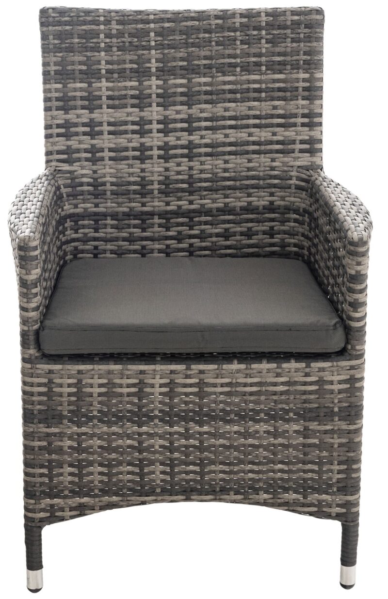 Tolle Polyrattan Sitzgruppe Avignon BIG mit 8 Stühlen grau- meliert
