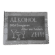  genial Holzschild ca.19 x 14 cm "Alkohol tötet langsam...."