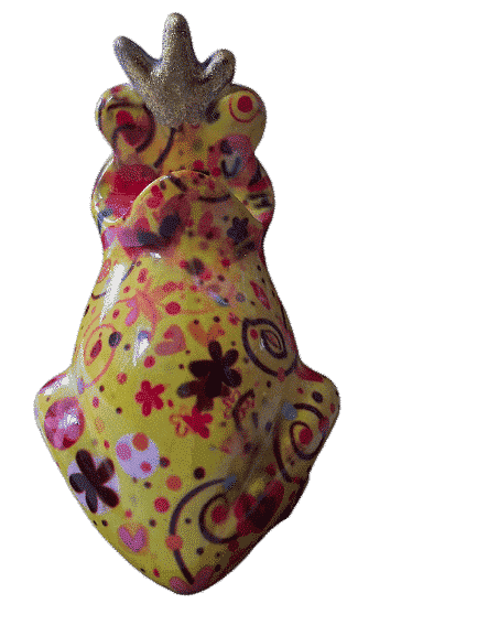 PommePidou - exklusiver Brillenhalter Frosch "Theo" H. 13 cm