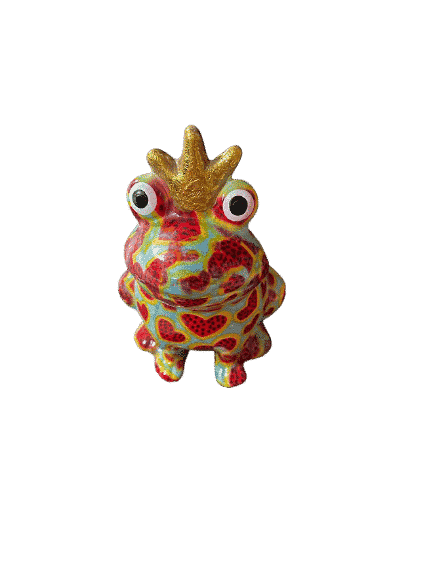 Pomme Pidou - exklusiver Brillenhalter Frosch "Theo" H. 13 cm