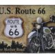 tolles großes Blechschild, US Route 66 Retro 30 x 40 cm