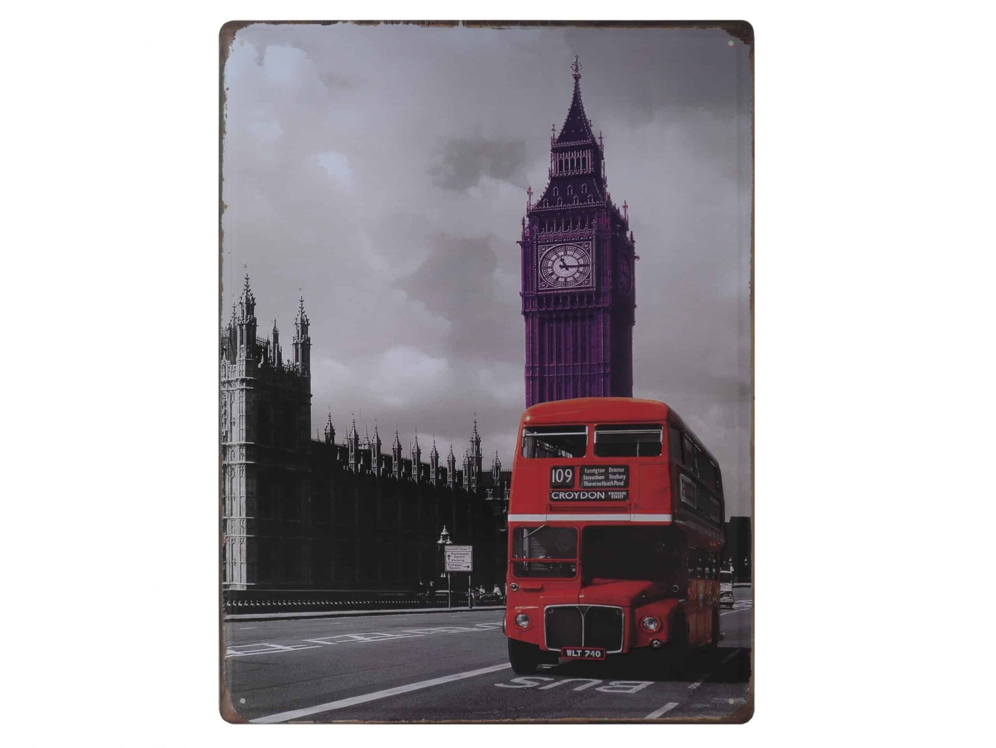 tolles großes Blechschild, London Big Ben Retro 40 x 30 cm 2 tolles großes Blechschild, London Big Ben Retro 40 x 30 cm