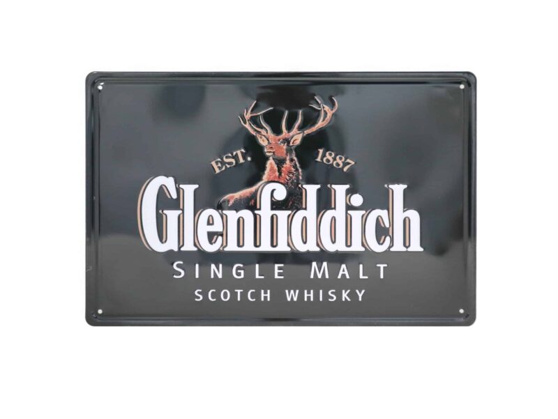 tolles Blechschild, Wandschild Glenfiddich Retro 30 x 20 cm