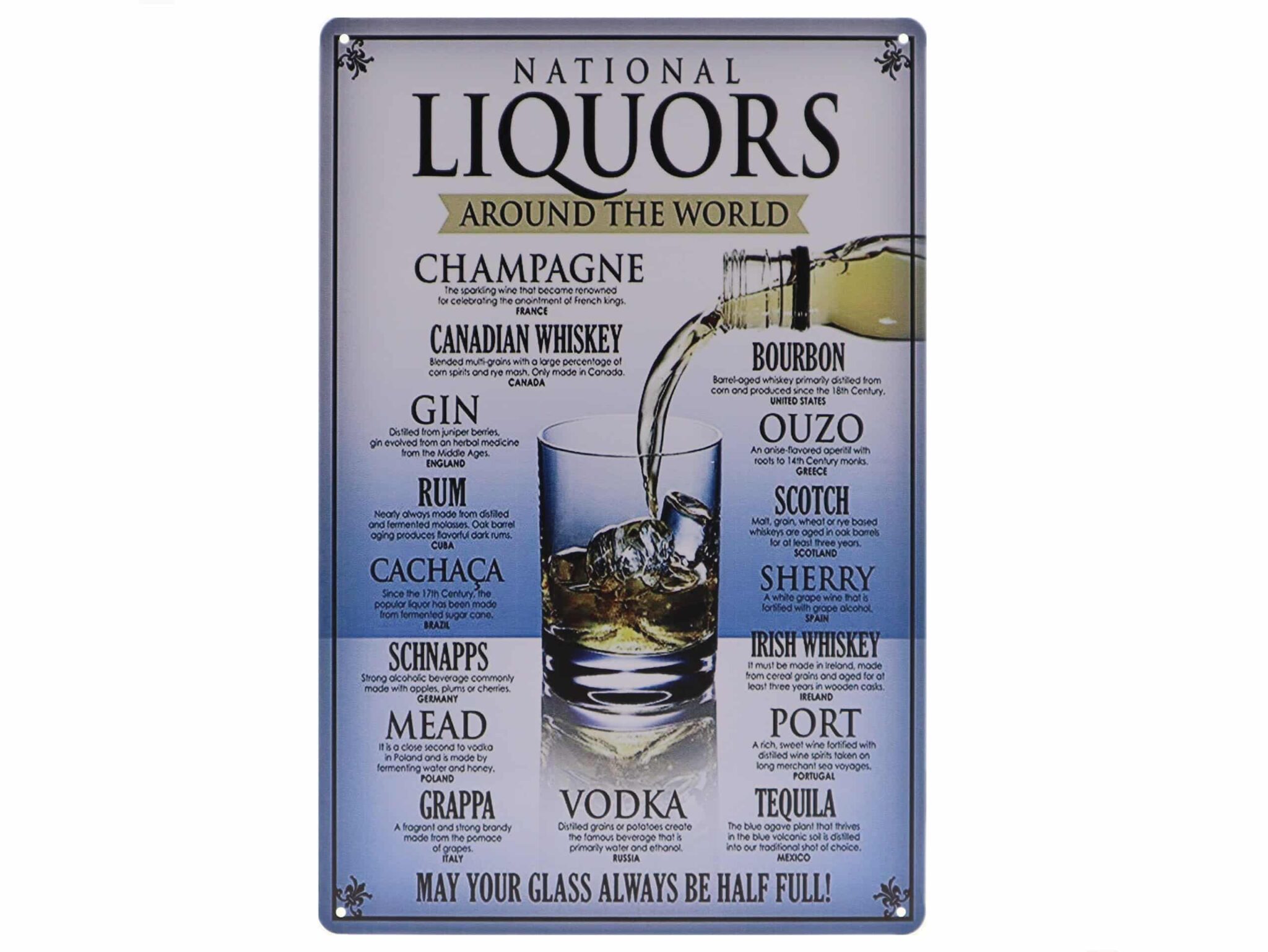 geniales Blechschild, Wandschild, Liquors Retro 30 x 20 cm 2 geniales Blechschild, Wandschild, Liquors Retro 30 x 20 cm