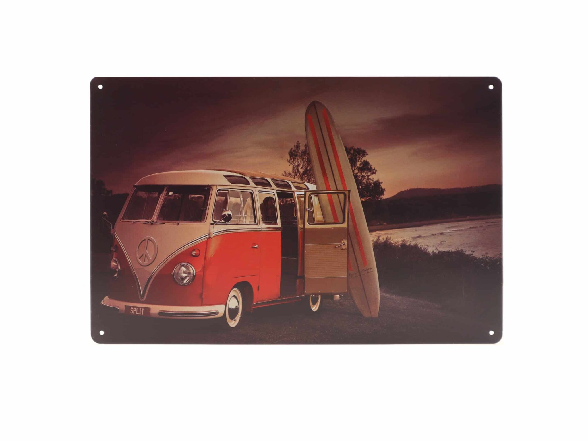 tolles Blechschild, Wandschild Bus Retro T1 30 x 20 cm 2 tolles Blechschild, Wandschild Friedensbus Retro T1 30 x 20 cm