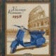 tolles Blechschild, Wandschild Roma Scooter 25 x 20 cm, Retro, Nostalgie