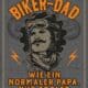 tolles original Rahmenlos Blechschild Biker Dad 22 x 17cm