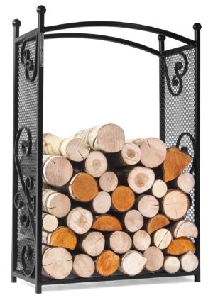 Handgefertigtes Kaminholzregal Cherry 90 x 60 x 20 cm