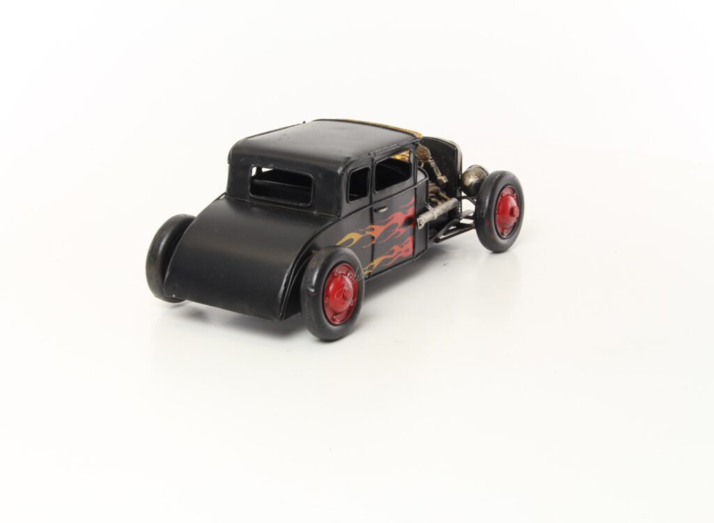 Blechmodell HOT Rod Oldtimer USA Custom Car Blechauto 32 x 16 x 12 cm