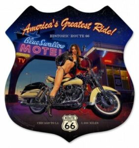 Blechschild American Greatest Ride Route 66
