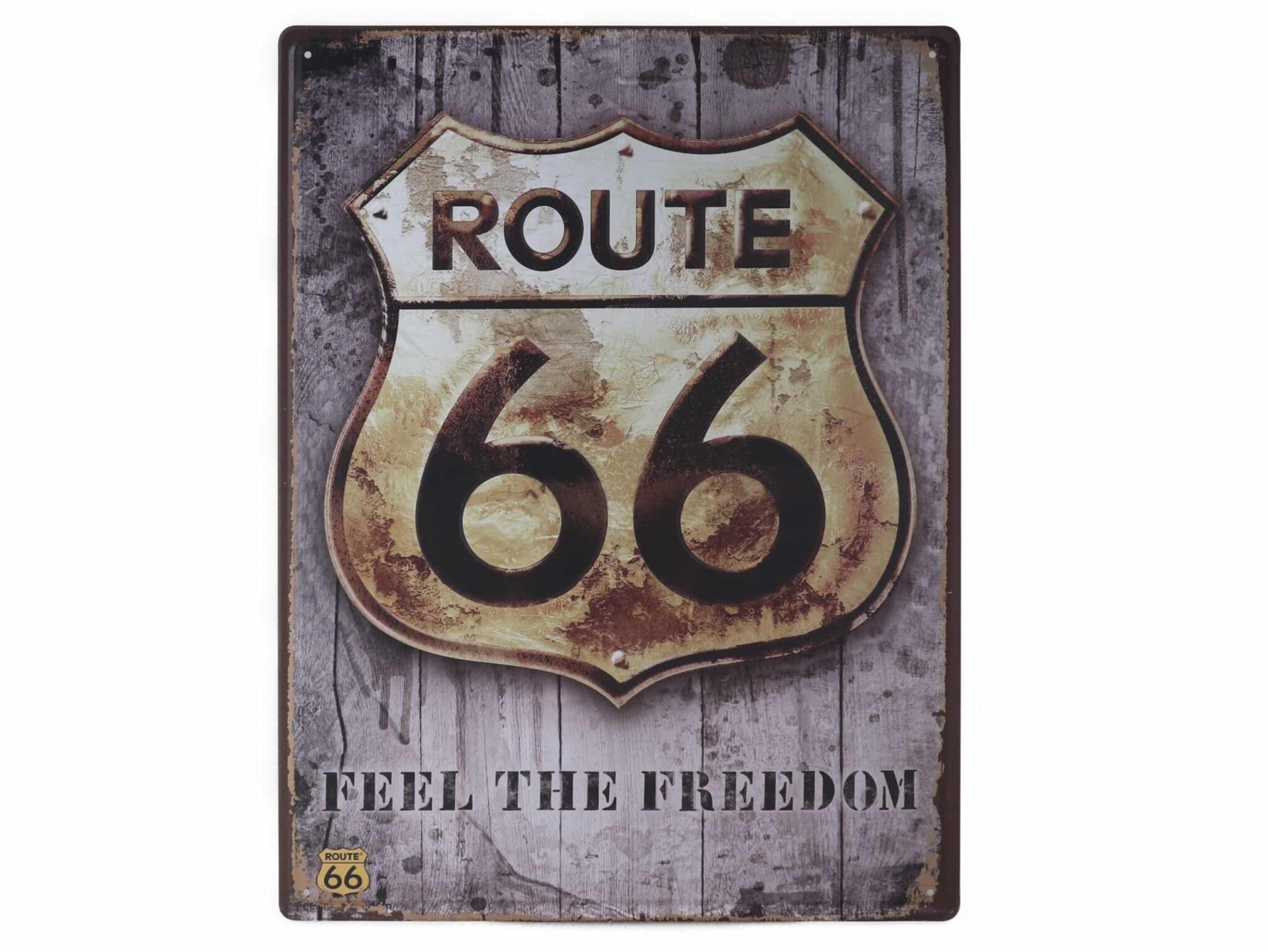 tolles großes Blechschild, US Route 66 Retro 40 x 30 cm